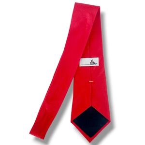 Vintage KETCH  Red Classic Men's Tie Neck  Accessory Casual Business